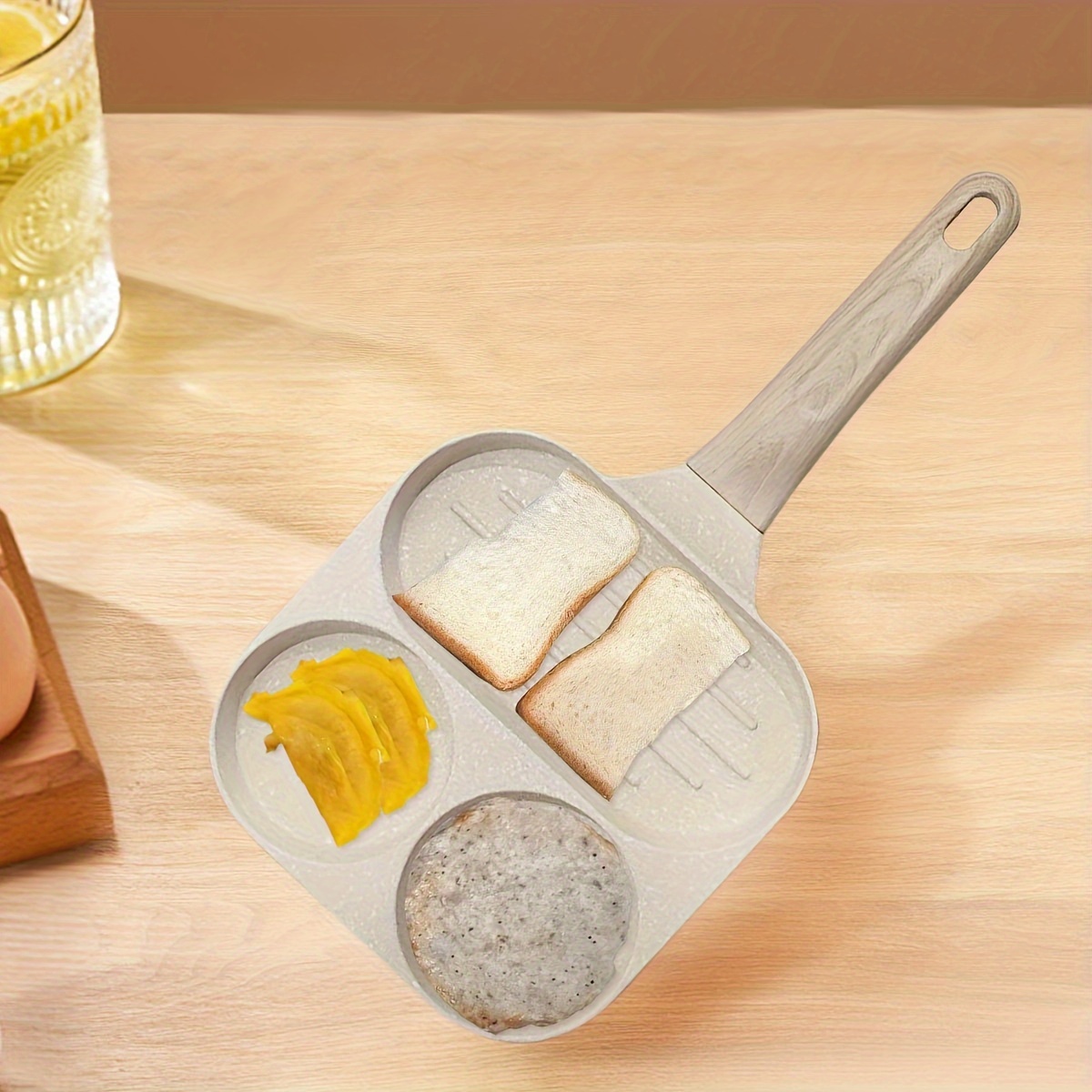  Panini Press Sandwichera, antiadherente de aluminio de doble  cara para sándwiches a la parrilla Panini Maker Flip Pan para desayuno,  panqueques, tostadas, tortillas : Hogar y Cocina