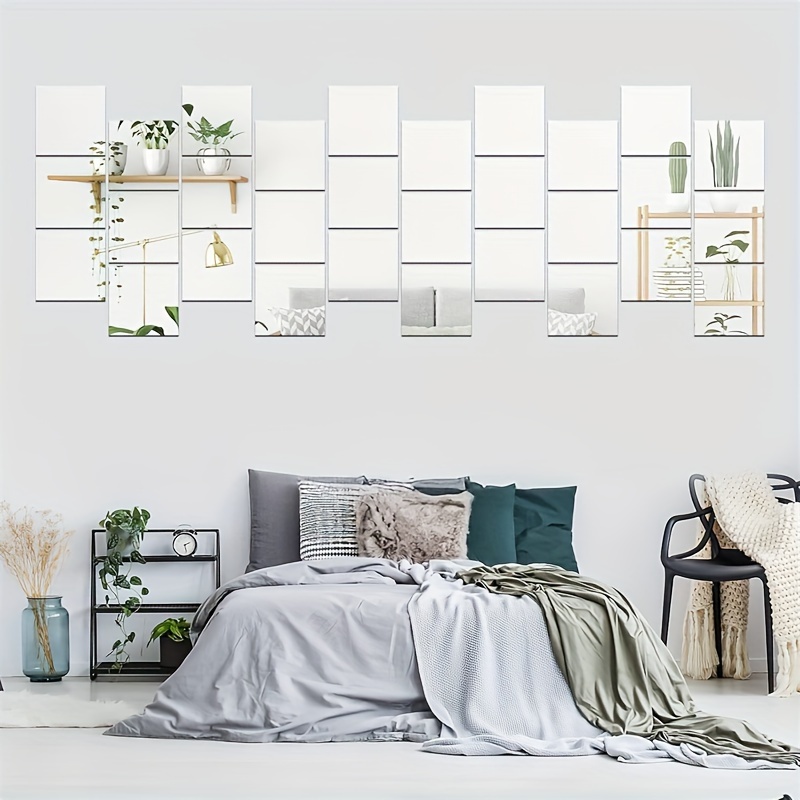 Fogli A Specchio Flessibili In Acrilico, 30,5 X 30,5 Cm, Confezione Da