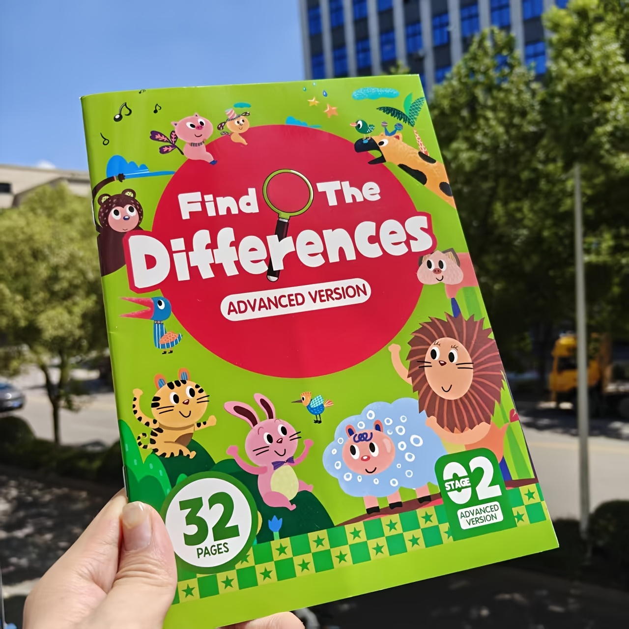 1 Book - Hidden Differences Activity Book, Contains 32 Interactive Observation And Memory Exercises | Attention And | Visual Skills, Focus With Numbered Pages | Educational Workbook | Activity Book