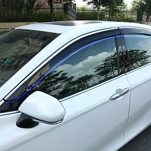 JDM Mugen Style Window Visor Set For Toyota Camry 2007-2011 – Gloss Black Rain Deflectors