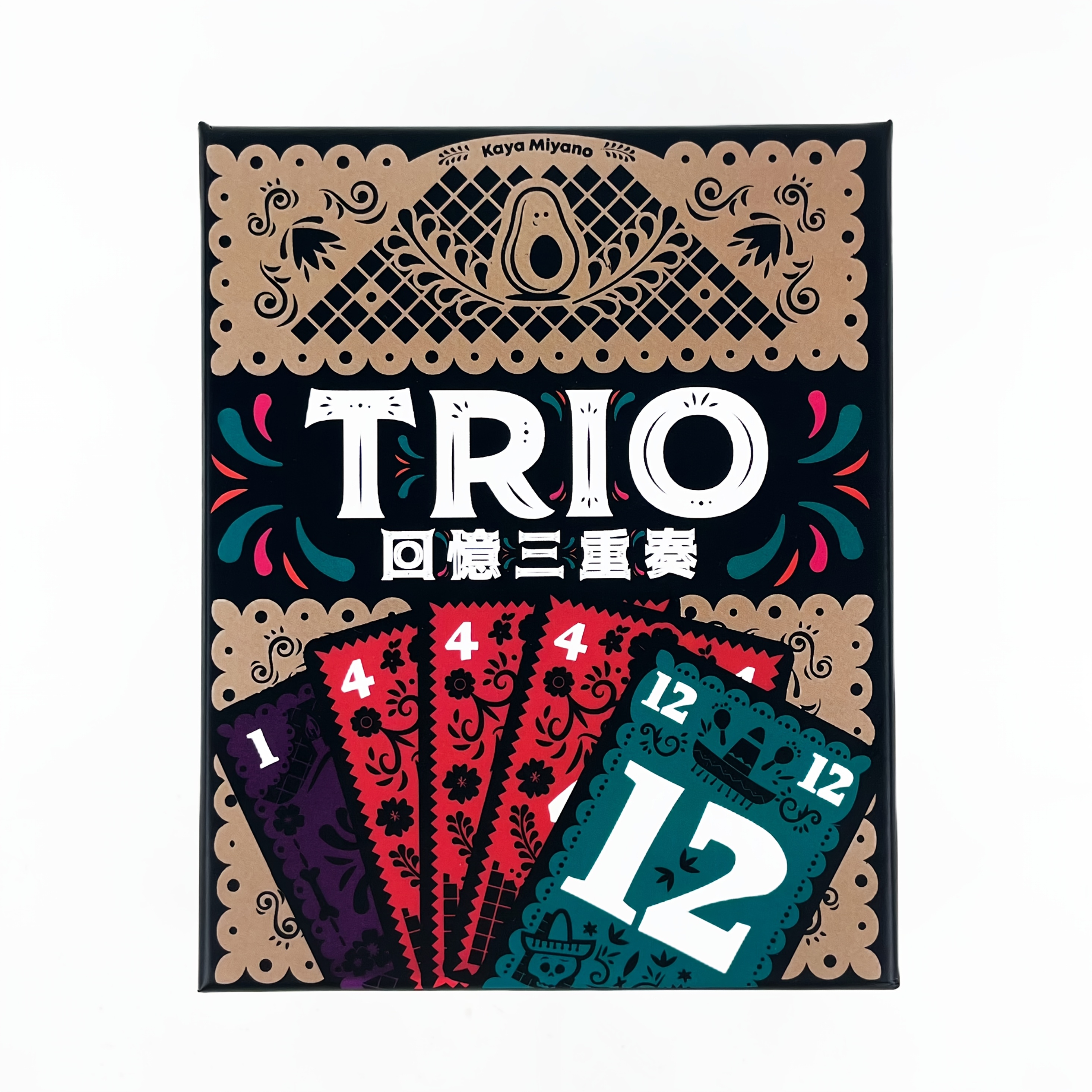 TRIO Strategy Board Game - Fun Family Fun Game with Colorful Cards, Music, and Illustrated Guidebook for Parties, Gatherings, and Family Game Nights, Party Game | Musical Elements | Colorful Cards | Card Stock Material