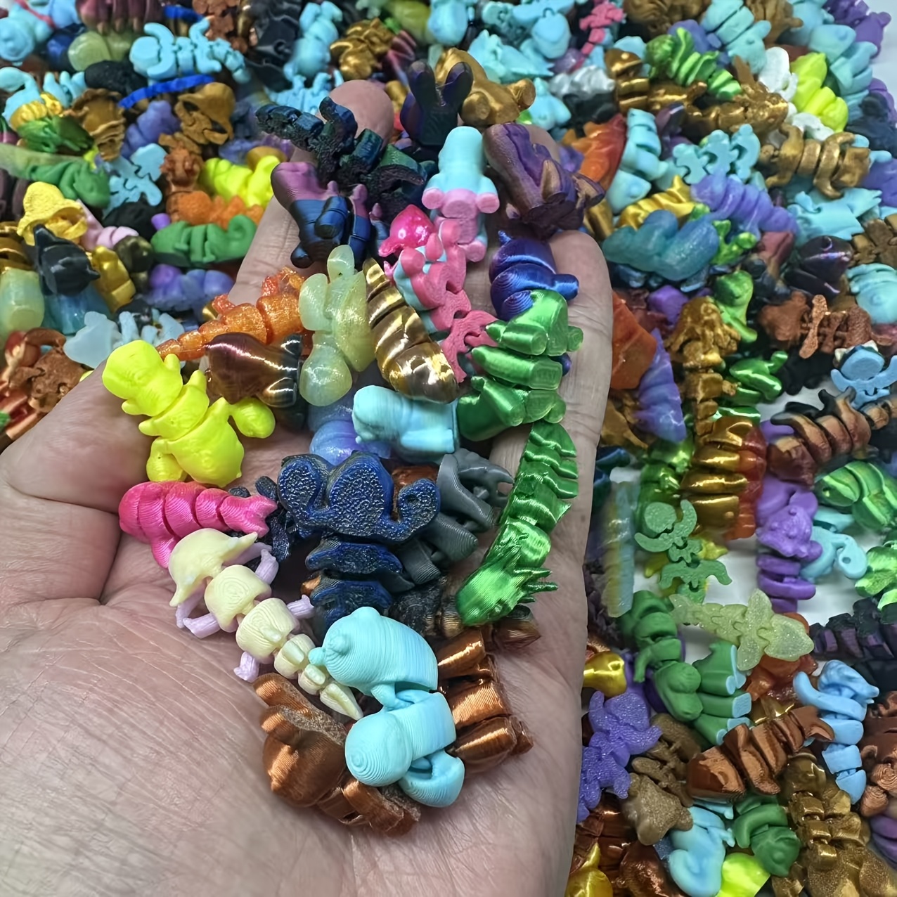 52pcs Random Colors Animal Kingdom Toy Figure Playsets