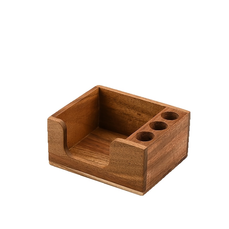 E-shop Ein Holz-Schreibtischorganizer mit Buchstützen, Stiftehalter, Notizhalter Schreibwaren-Aufbewahrung