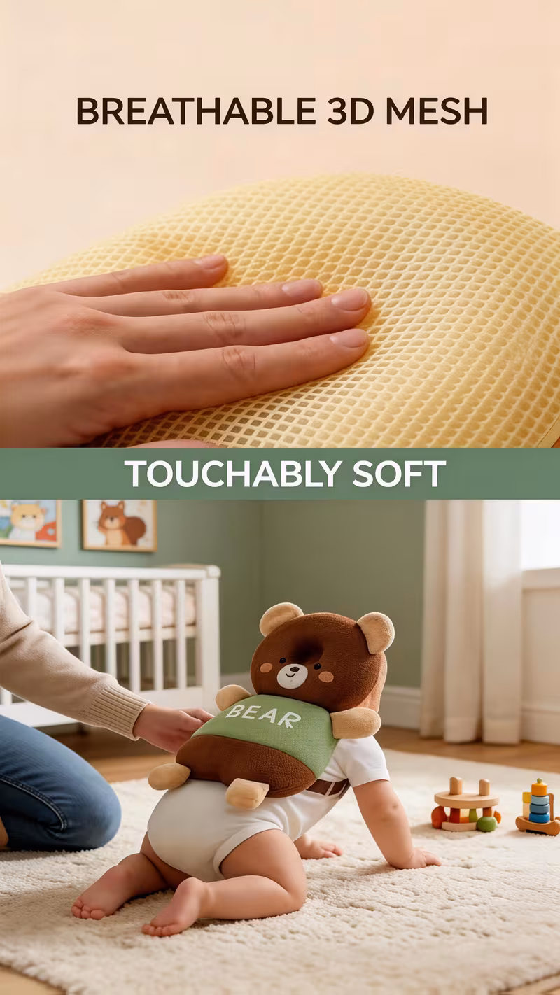 toddler backpack with adjustable plush backrest soft carrier suitable for infants bookbag colorful polyester fiber gift for milk Product details 4