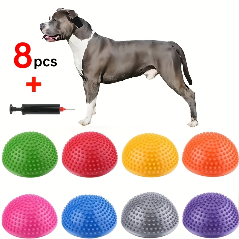 4pcs/8pcs Dog Stand Corrector Trainer, Durable Pvc Material, 8 Colors, Your Dog A Beautiful Standing Posture