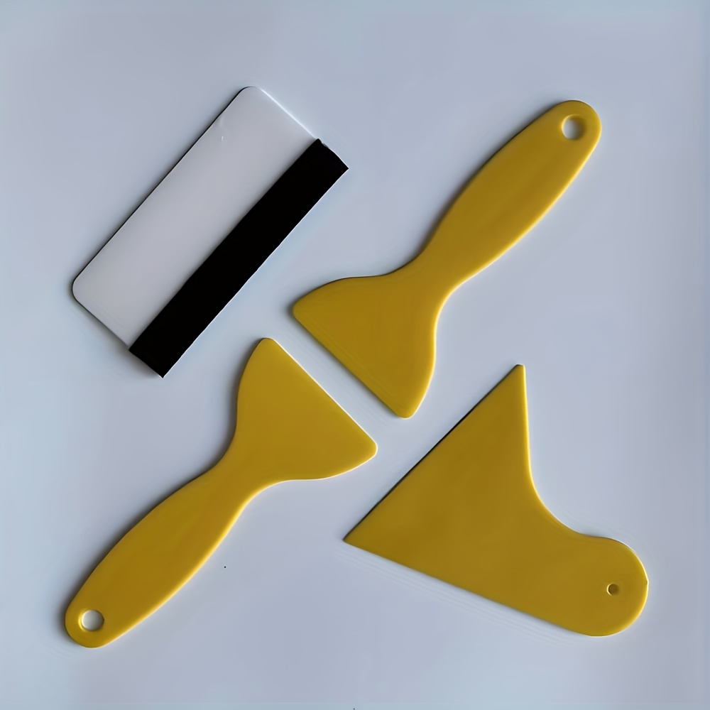 TEMU Kit d'outils de modification extérieure automobile et de teinture de vitres comprenant 22pcs/9pcs/4pcs d'éponges en feutre polyvalentes et de