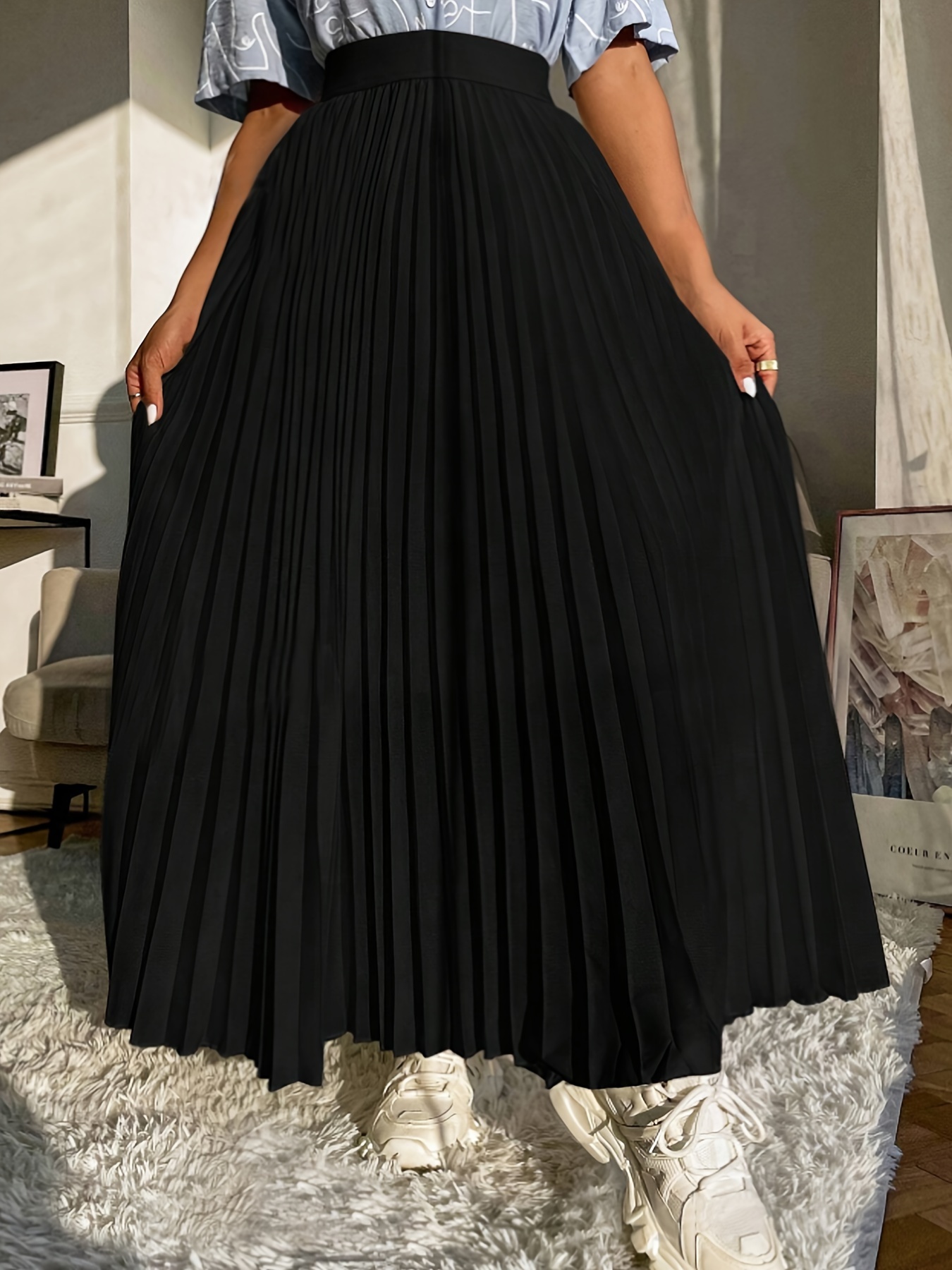 green emerald velvet dress Gathered Maxi Flare Skirt  iORA