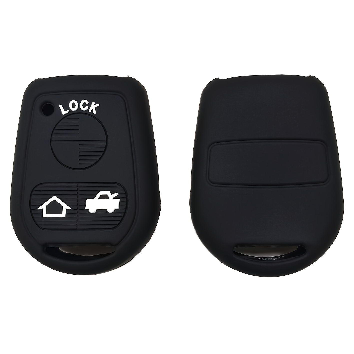 Suitable For E31 E32 E34 Remote Key Cover E36 E38 E3z3 Car Silicone Key Case Old Z4 Straight Key Cover Car Straight 3 Button Key Shell Cover Protection X3 740