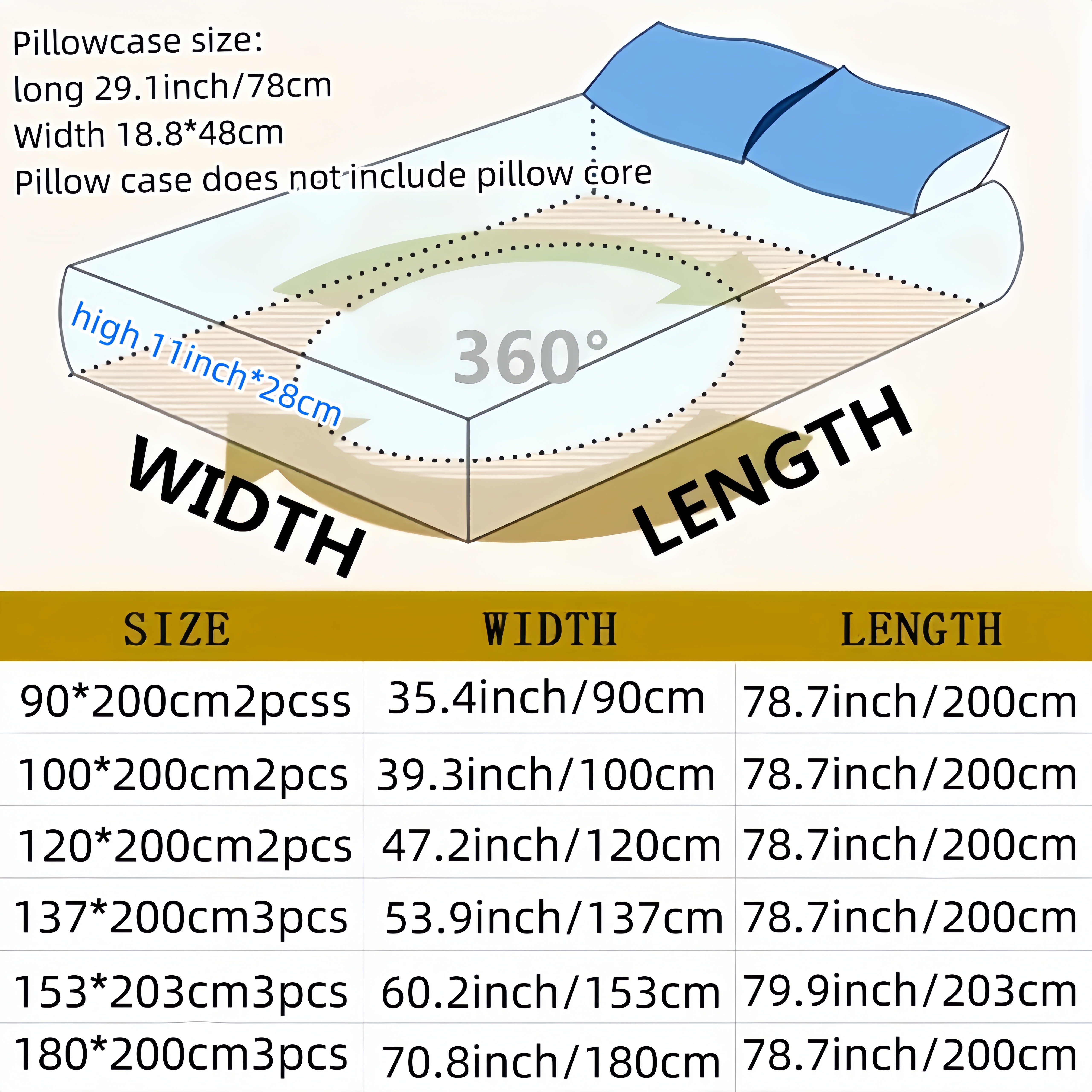 2pcs-3pcs Fitted Sheet Pillowcase Set 100% Fabric Floral Active Printed  Printed Bed Sheet Fitted Sheet, Machine Washable Bedding, Bed Sh - Main Image