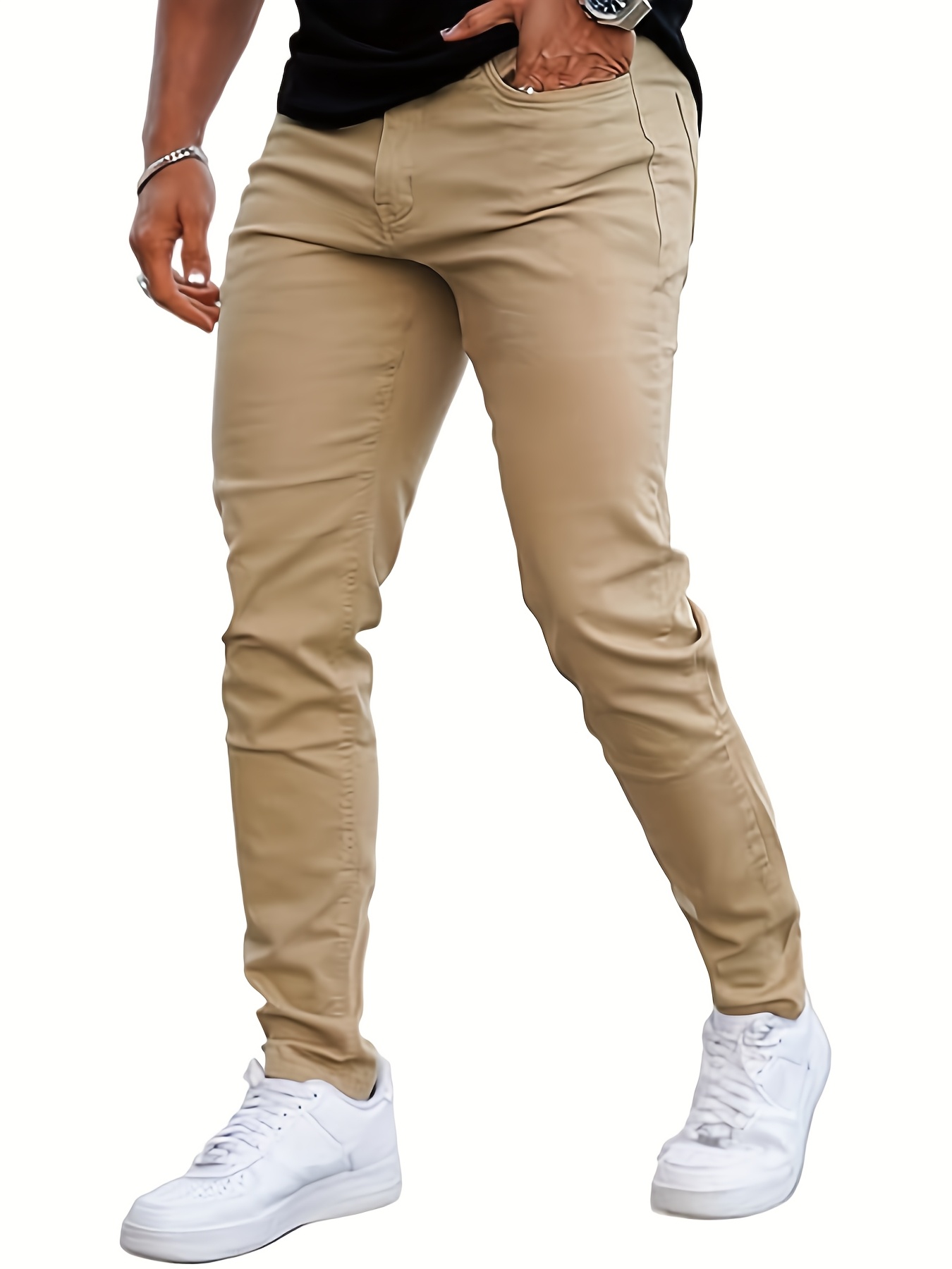 Men's Casual Slim-Fit Stretch Pants