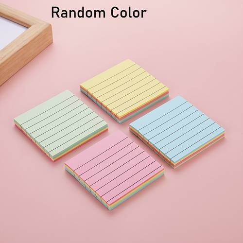 colored thickened sticky notes convenient and creative memo pad random colors tear off notepad suitable for office and home use quick note taking space saving strong sticky notes practical