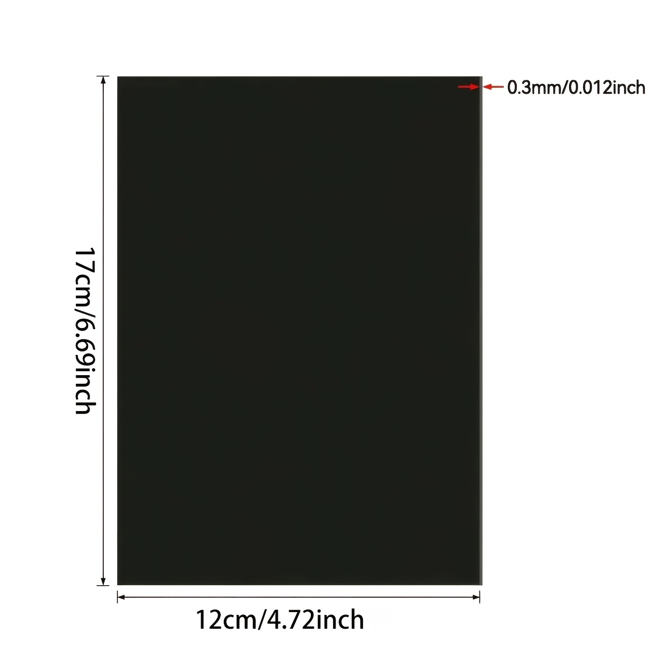 TEMU 20 Magnetic Sheets, Each Measuring 12x17cm, For Scrapbooking, Photo Albums And Die-cut Organisation; 0.03cm Thick Magnetic Sheets