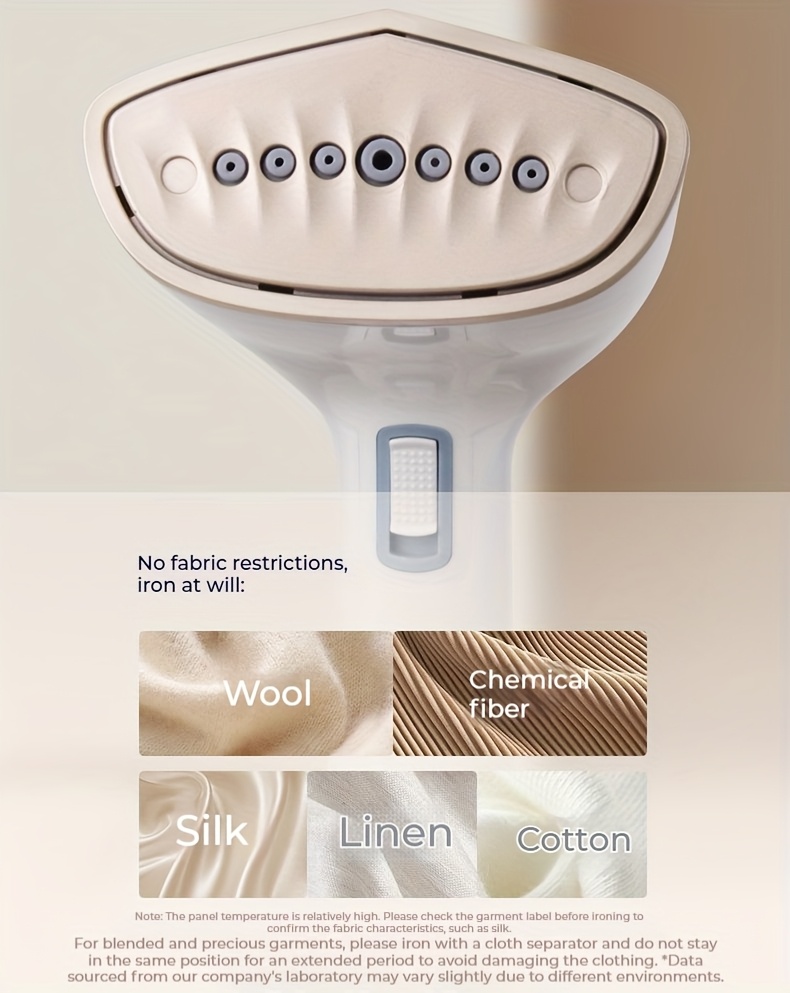 this handheld garment steamer with a steam brush is foldable for   making it   for removing wrinkles at home and while traveling new model for 2025 Product details 8