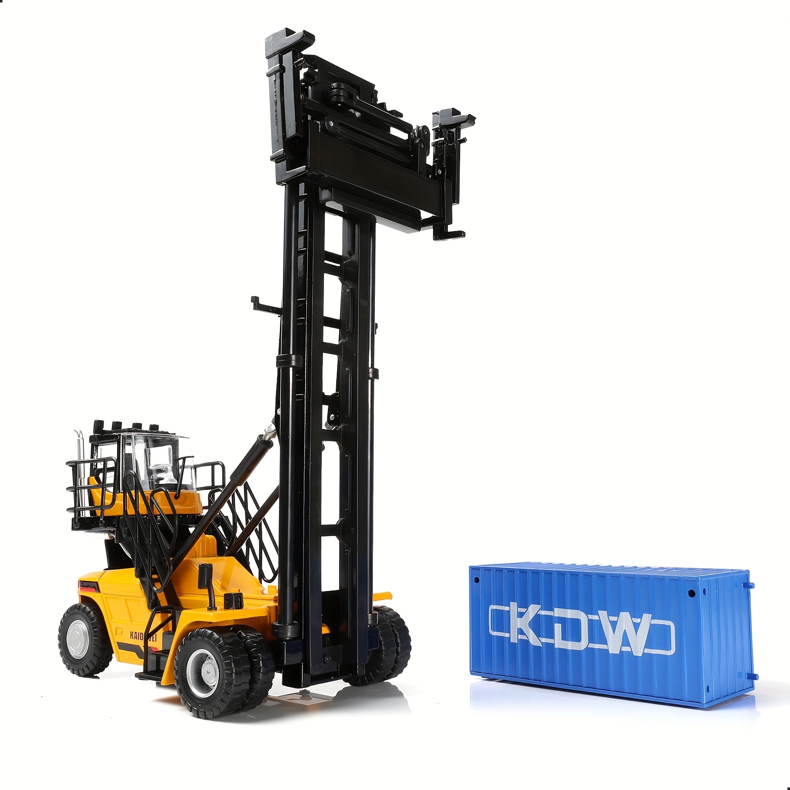 kdw 1 50 container empty box stacker alloy die cast model - Temu