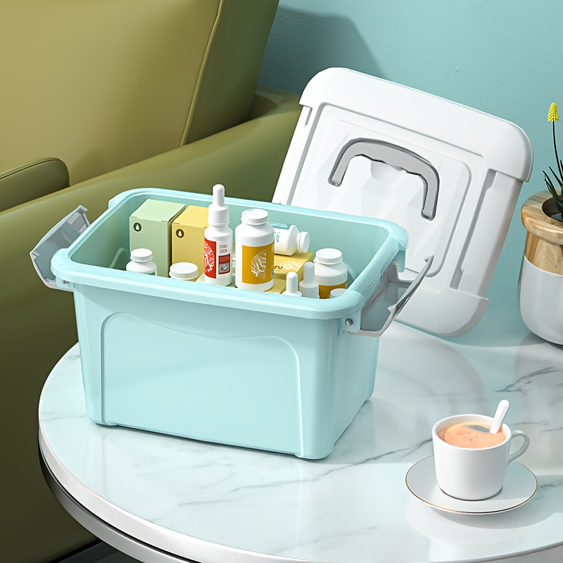 plastic storage box contemporary style multipurpose use   closure under bed storage Product details 0