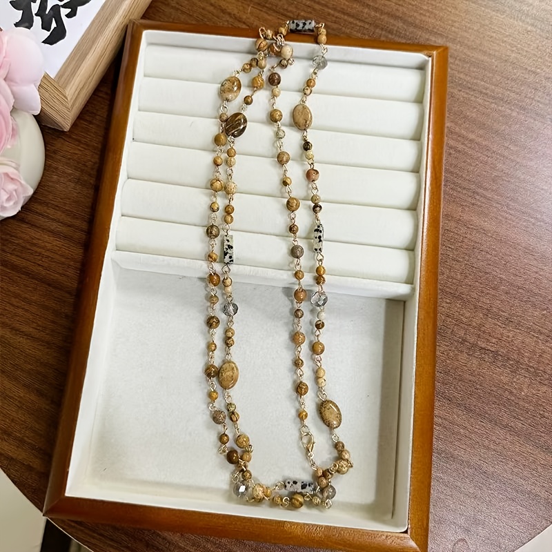 High-End Light Luxury Niche Long Layered Clavicle Choker Necklace