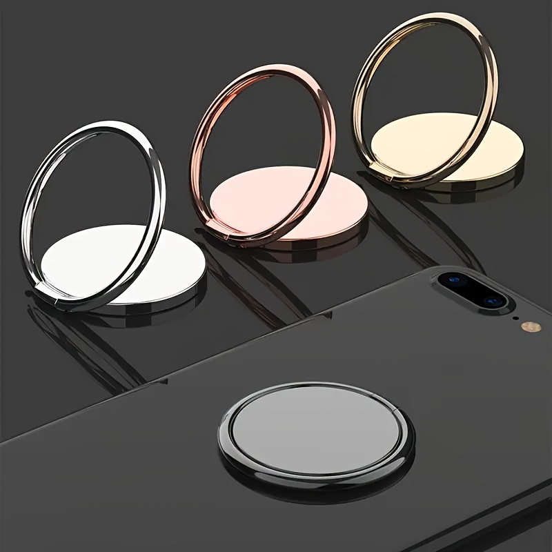 

360° Rotatable Waterproof Phone Ring Holder - Smooth, Minimalistic, Durable, And Secure Stainless Steel Mount