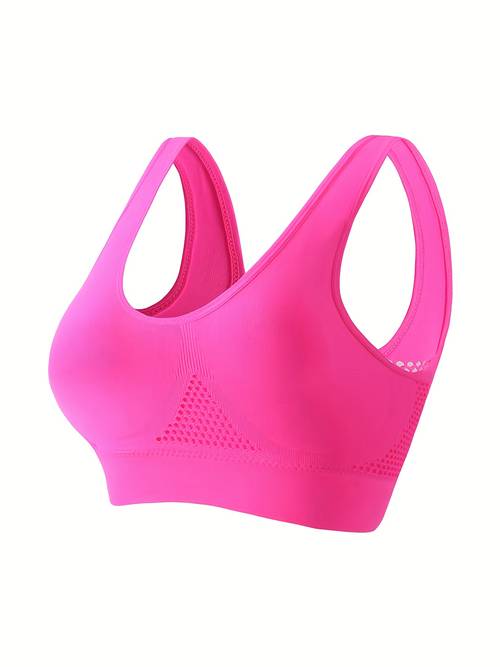 5pcs l 5xl large sports underwear womens mesh hollow yoga bra running shockproof fitness tank top
