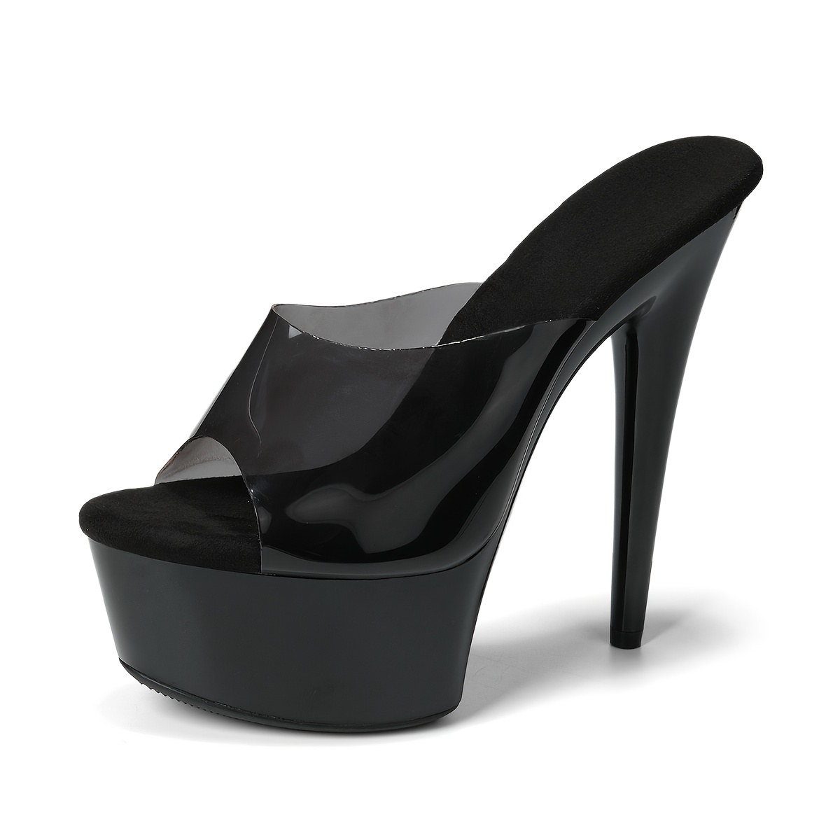 inch black stilettos heelsxo womens inch platform high heels stylish stiletto Temu