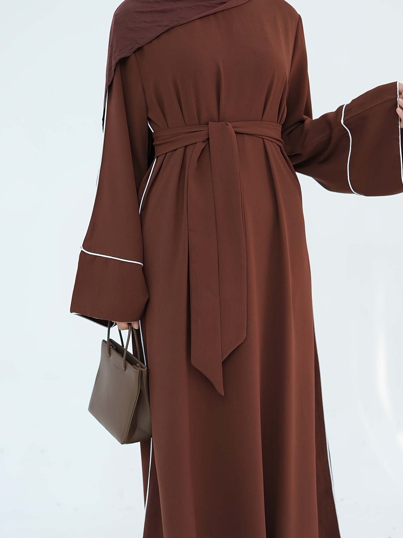 long sleeve dress cocktail Ever-Pretty Inclusive Plus Size Glitter V-Neck Pleated Long Sleeve Midi Summer Formal Wedding Guest Dress main image 0