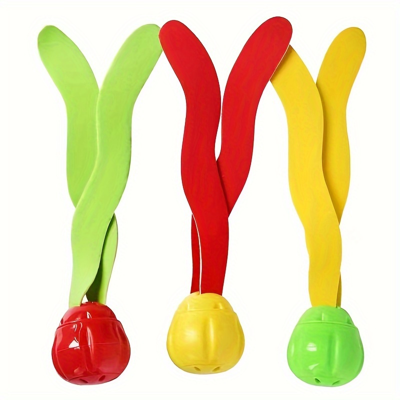 Image of 3pcs Diving Grass Toy Diving Pool Toy Swimming Pool Sinking Toy Summer Toy Swimming Pool Diving Toy Swimming Dive Toy Plastic Seaweed Diving Toy Random Color