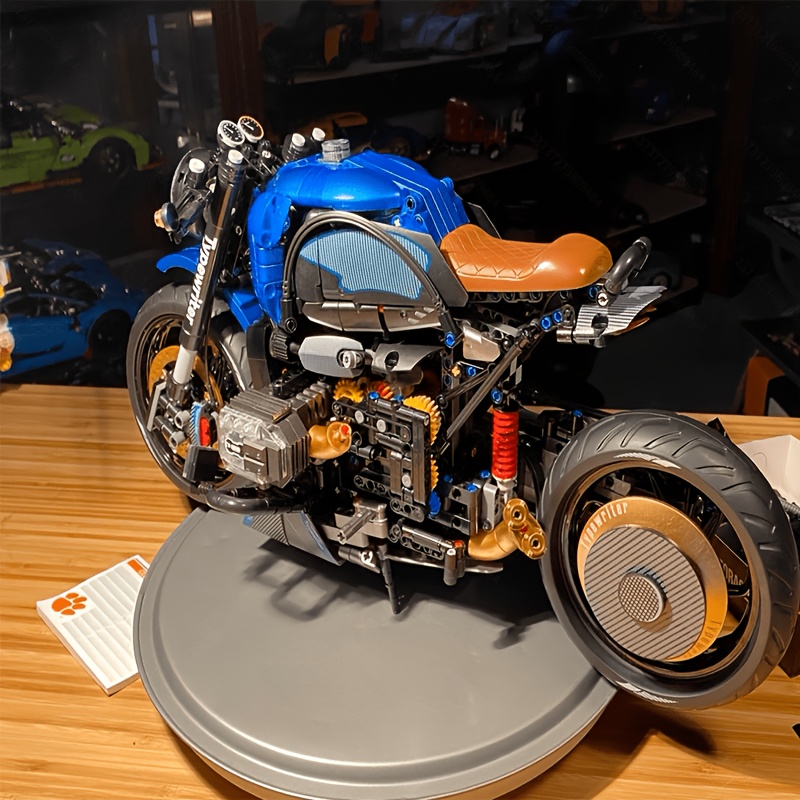 1591pcs Building Block Motorcycle, Building Block Set, Block Set, Easter Gift, Cool Gift, Easter Decoration
