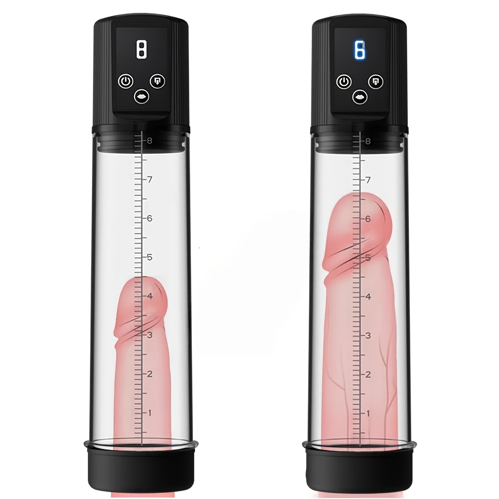 LEALUXES Automatic Male Penis Masturbator with 9 Suction Settings & 9 Masturbation Modes - USB-Powered, Rechargeable Lithium Battery, 19.81cm, Ergonomic Design for Male Penis Training