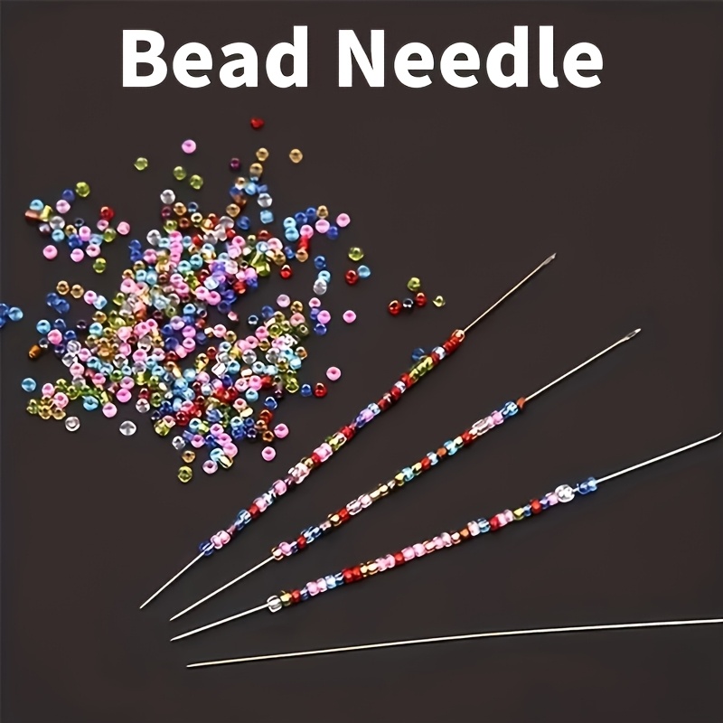 10pcs beading needles metal beading bracelet necklace handmade tool supplies beading needles