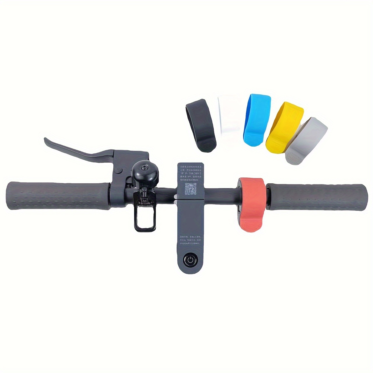 1 buc. Acoperire protectoare din silicon accelerator pentru Xiaomi M365/1S/Pro, Acoperire protectoare frână Scooter ES/F Series, Fără baterie