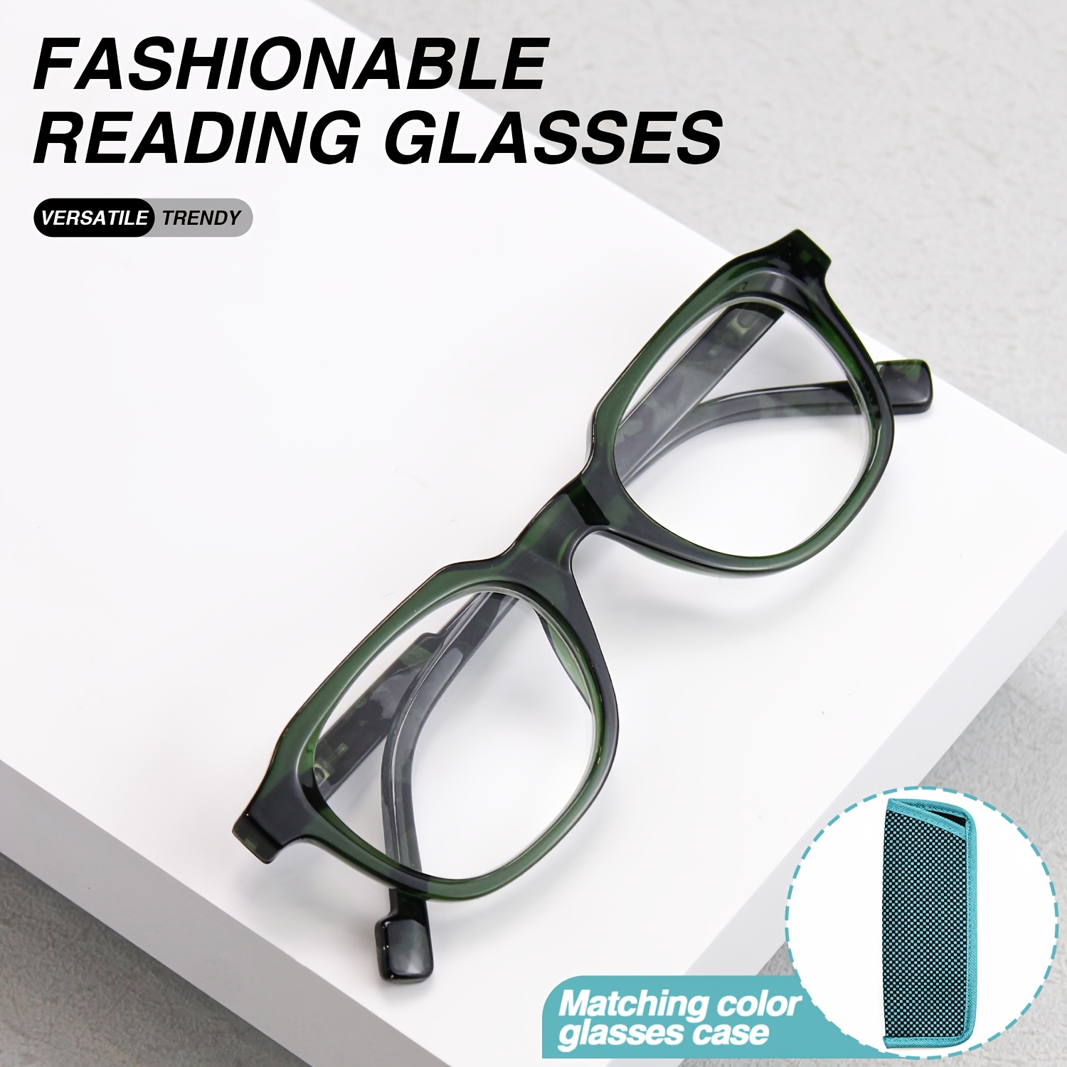 Elegant Fashionable Rectangular Frame Reading Glasses