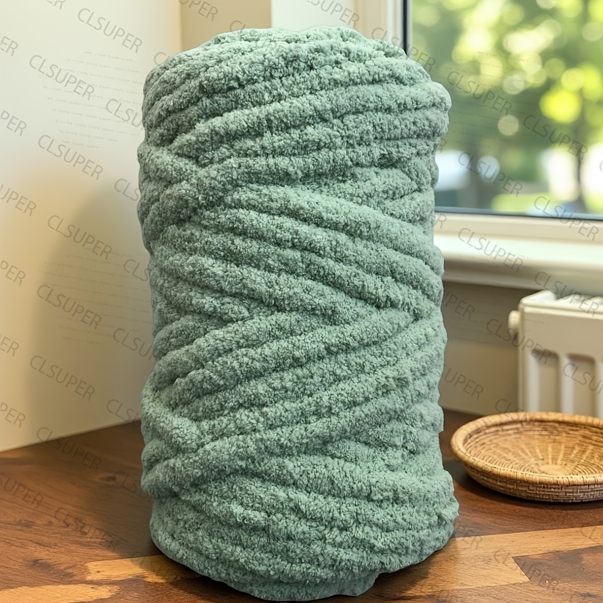 TEMU Chunky Chenille Yarn, 18oz 500g Super Bulky Jumbo Yarn, Soft Fluffy Arm Knitting & Crochet, Beginners Projects, Diy Blanket, Pet Bed