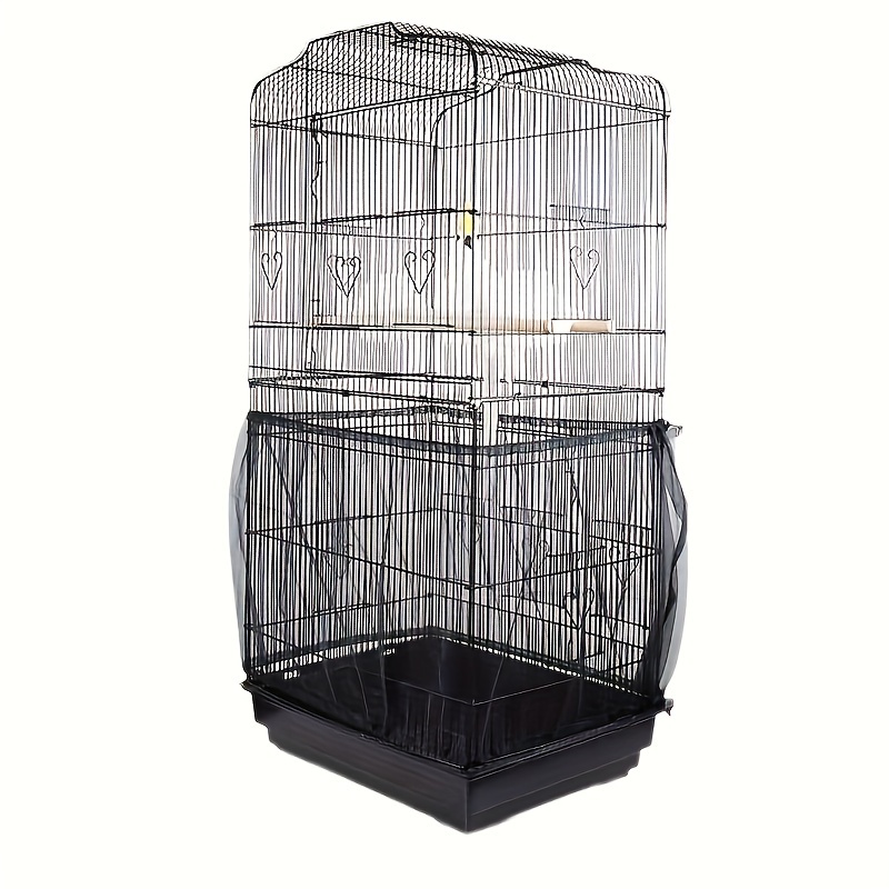Bird Cage Seed Catcher Seed Catcher Guard Net Cover - Temu