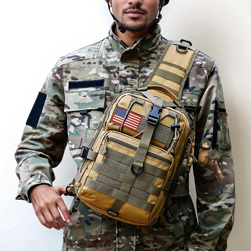 

1pc Tactical Sling - 10l Polyester Crossbody Bag Multiple , , , For , , - For Easter, Day, , Christmas, New