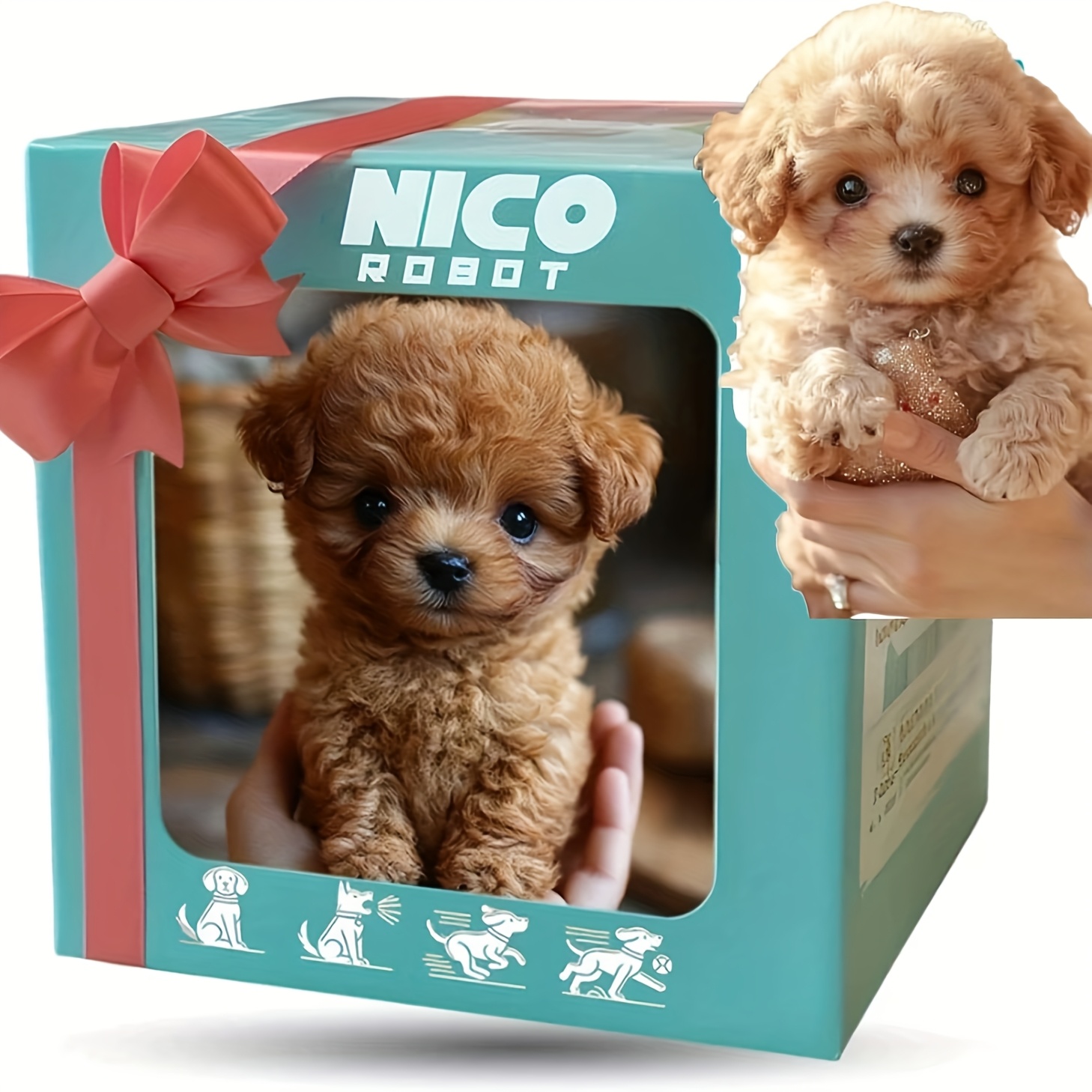 electronic pet dog that   and   a realistic  