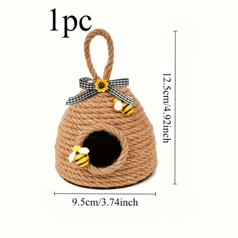 1pc Honeycomb Hanging Decoration, Spring/summer Holiday Theme Decoration, Suitable For Spring/summer Home Decor, Coffee Tables, Bookshelves, Farmhouse Kitchen Decoration, Holiday Hanging Decoration