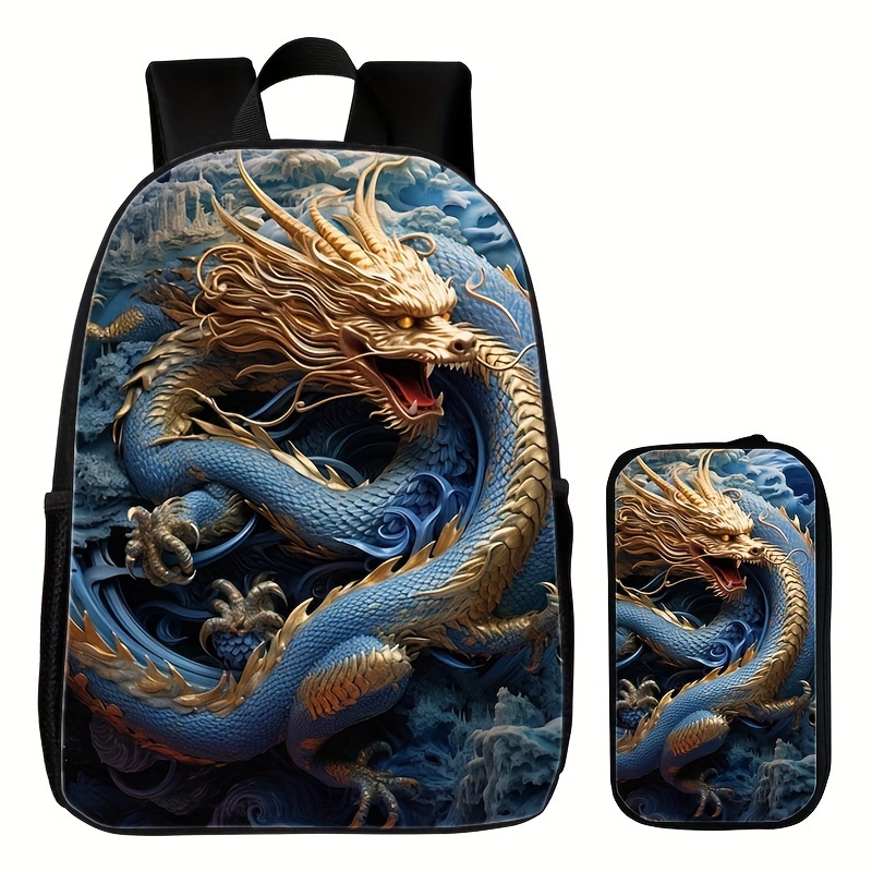 Dragon backpack for school deals