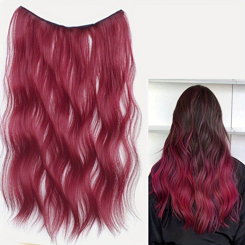 22-inch Clip-in Hair Extensions | Women's Synthetic Straight Hair Pieces For Party, Elegant Style