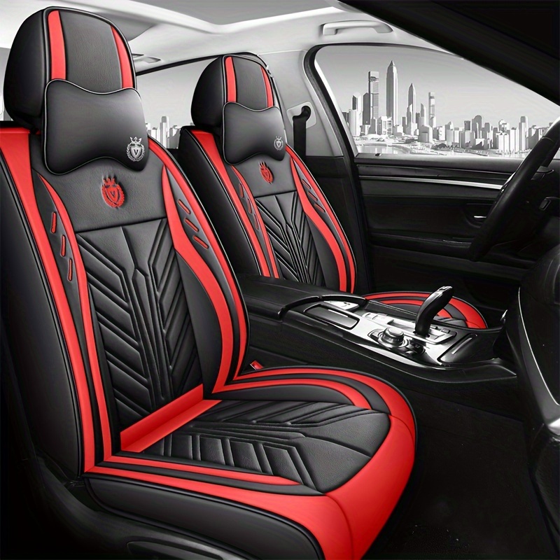 

Universal Durable And Comfortable Pu Leather Car Seat Covers, Fully Wrapped Seat Covers, Five-seater Special Seat Protection Covers