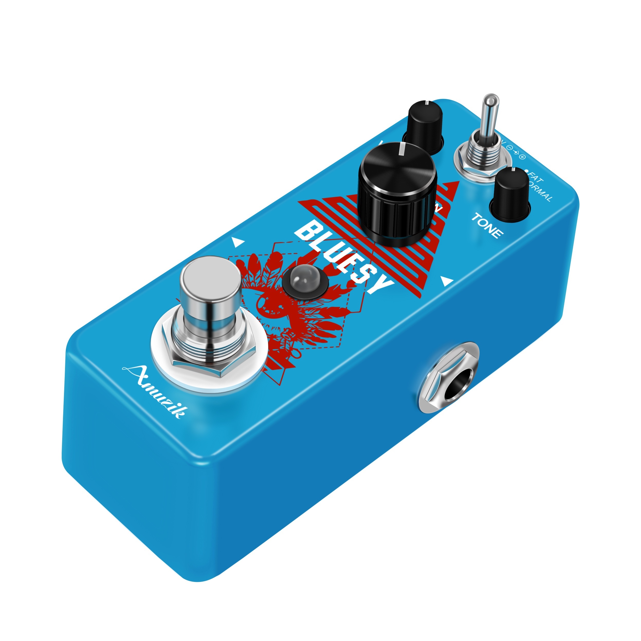 TEMU Amuzik Pedal - Tone, 2 Modes (warm/hot), Bypass, For Guitarists