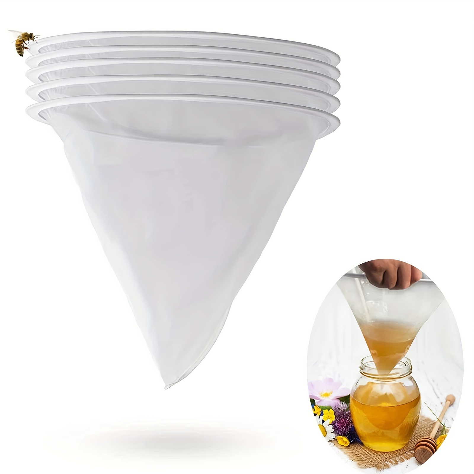 

5pcs Large Beekeeping , 13.8" X 15.7" - Strainers For Filtration & Impurity Removal