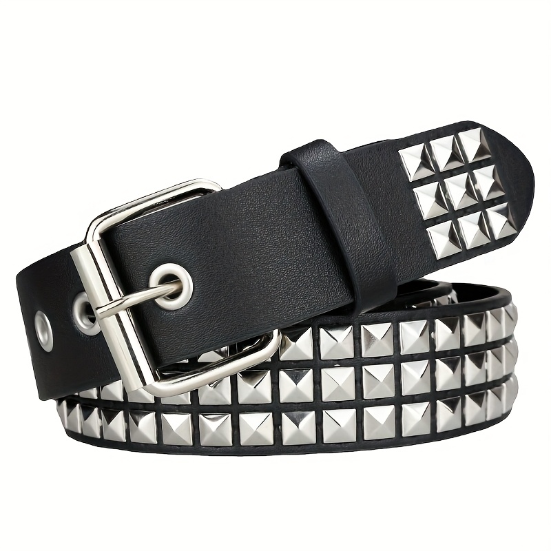 y2    bead couple students versatile belt ins punk style rivet jeans waist belt
