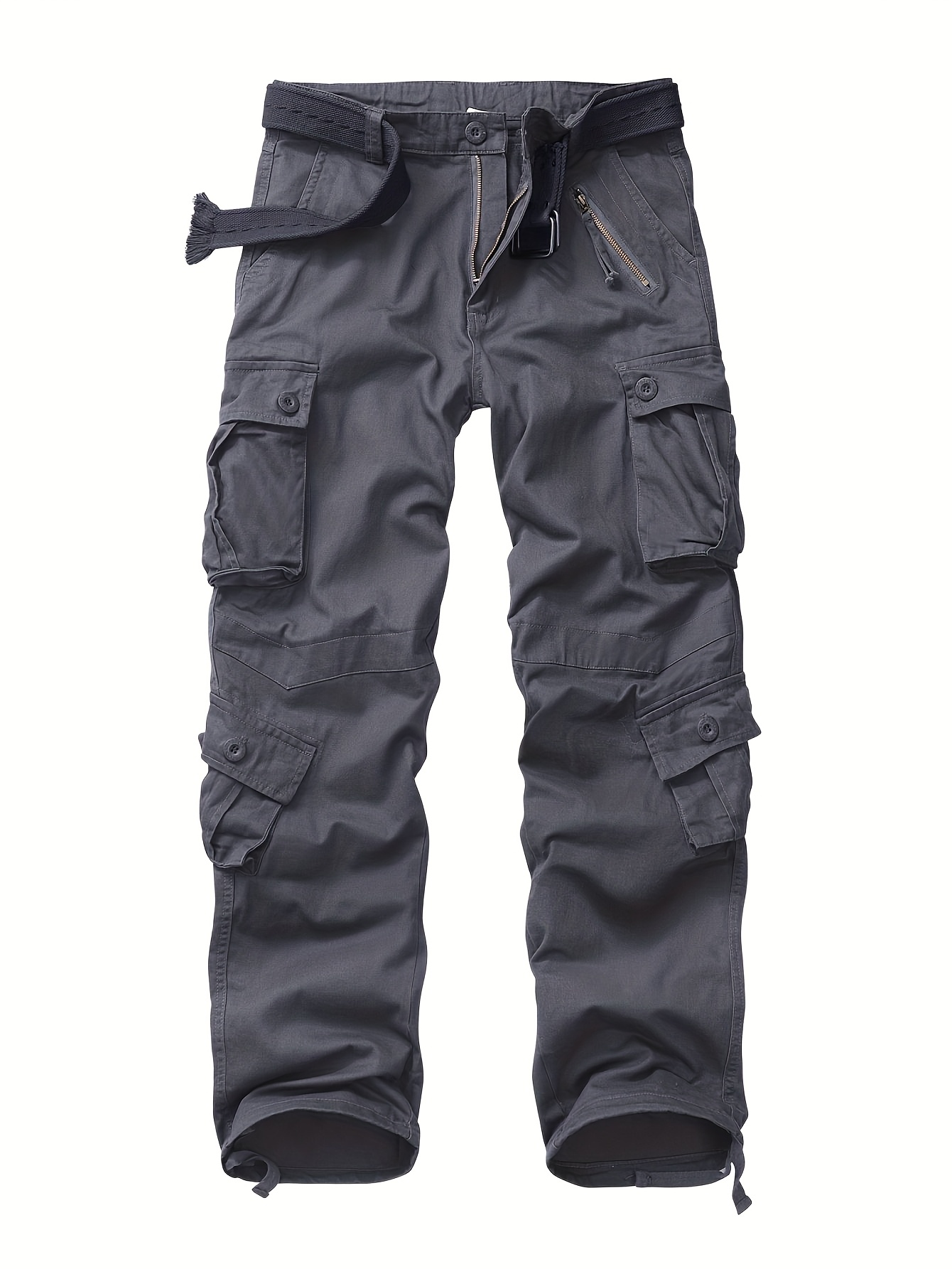 mens cargo pants 8 pockets cotton cargo work pants - Temu