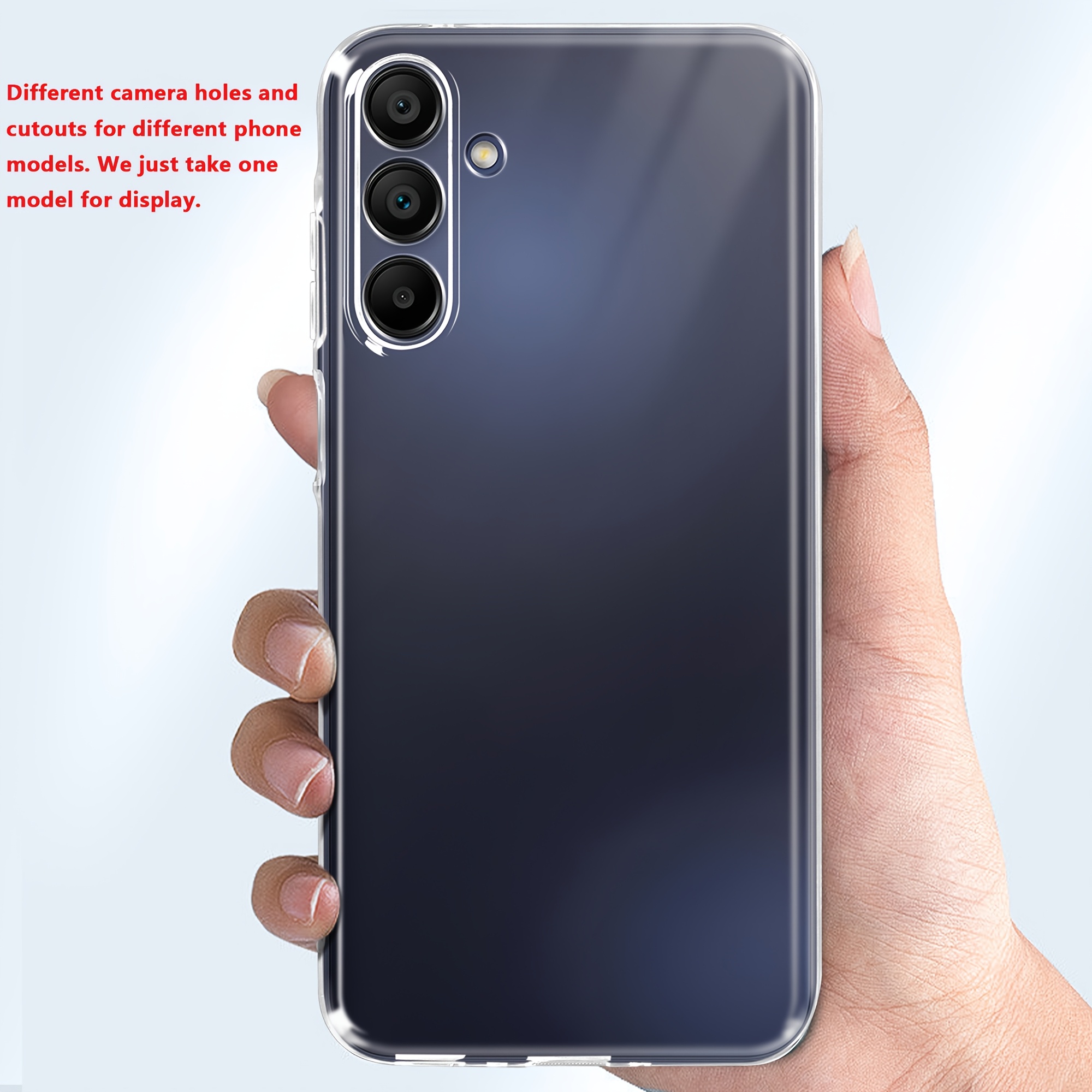 Phone Case: Customize Your Phone Case With , Clear Tpu Printed Phone Case For Galaxy S21 S22 S23 Fe S24 Plus S25 Ultra, Personalized Picture Printing Cover Skin For Girls Boys Gifts