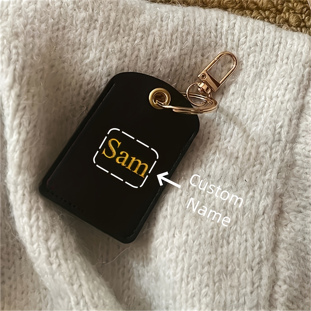TEMU Personalized Trendy Keychain With Custom Name Initials, Suitable For Men And Women, Perfect As A Car Pendant Or Keyring Gift