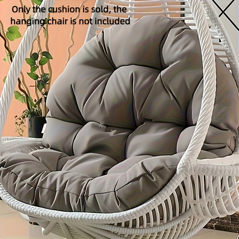Handmade Bohemian Hanging Chair Cushion, Seat Pad, Polyester Cover - Non-Woven Fabric Weaving, Ideal for Indoor And Outdoor Use - Perfect for Decorating Patios, Balconies