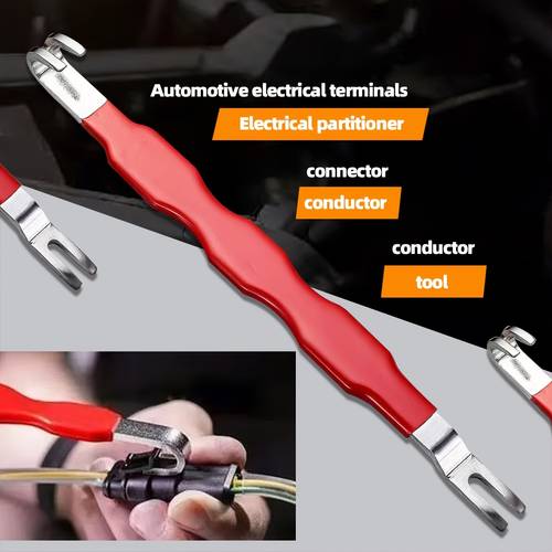electrical connector separator automotive wiring harness clip wire connector pry bar dual ended automotive wiring harness clip wire connector pry bar wire cutting and stripping tool oil pipe separator multi function pliers