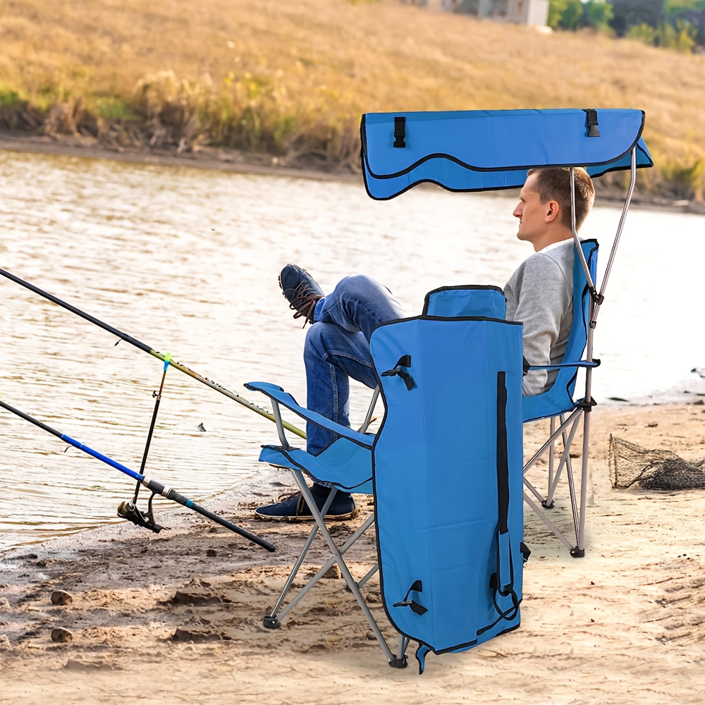 Portable Folding Camping Chair With Backrest - Lightweight Iron Square Stool For Fishing, Art, And Outdoor Adventures, Easy Carry Design For Campers, Camping Accessories