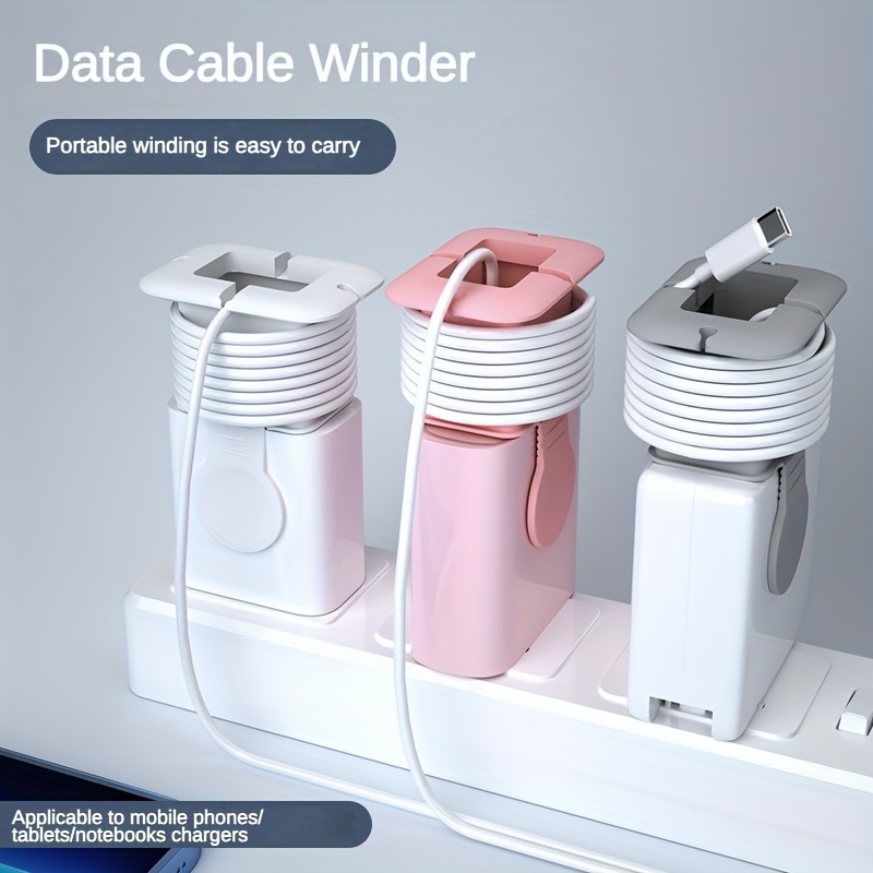 

Charger Protective Case Data Cable Winder Travel Storage Bracket