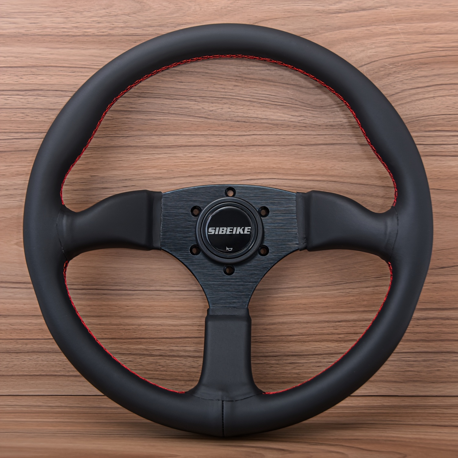 016655LA01 - ECS Custom Steering Wheel - Perforated Leather/Carbon/Tri-Color - F3X / F8X | Turner Motorsport