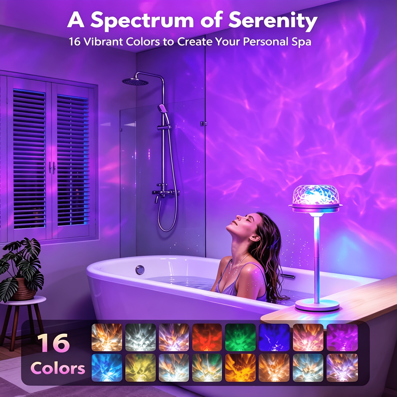 RGB Table Lamp with Touch and Remote Control